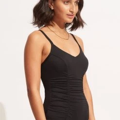 Seafolly Ladies Seafolly Collective DD Cup One Piece - Black -Seafolly shop 10729DD942 Black 3