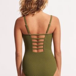 Seafolly Ladies Willow DD One Piece - Avocado 10 Seafolly Ladies Willow DD One Piece - Avocado -Seafolly shop 10911DD924 Avocado 4