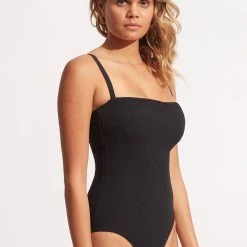 Seafolly Ladies Willow DD One Piece - Black -Seafolly shop 10911DD924 Black 3