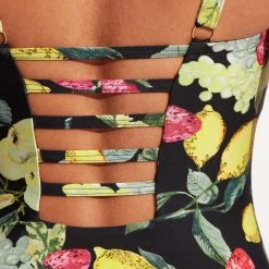 Seafolly Ladies Lemoncello DD Cup One Piece - Black -Seafolly shop 10911DD945 Black 5