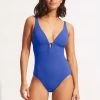 Seafolly Ladies Willow One Piece - Azure -Seafolly shop 10993 924 Azure 3
