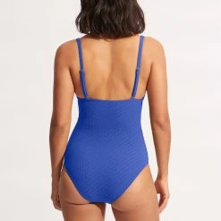 Seafolly Ladies Willow One Piece - Azure -Seafolly shop 10993 924 Azure 5