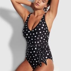 Seafolly Ladies Soft Spot DD Maillot - Black