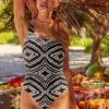 Seafolly Ladies Zanzibar One Shoulder One Piece - Black 2 Seafolly Ladies Zanzibar One Shoulder One Piece - Black -Seafolly shop 11014 049 Black 1