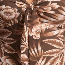 Seafolly Ladies Island In The Sun Twist Tie Front One Piece - Tiramisu -Seafolly shop 11058 946 Tiramisu 5