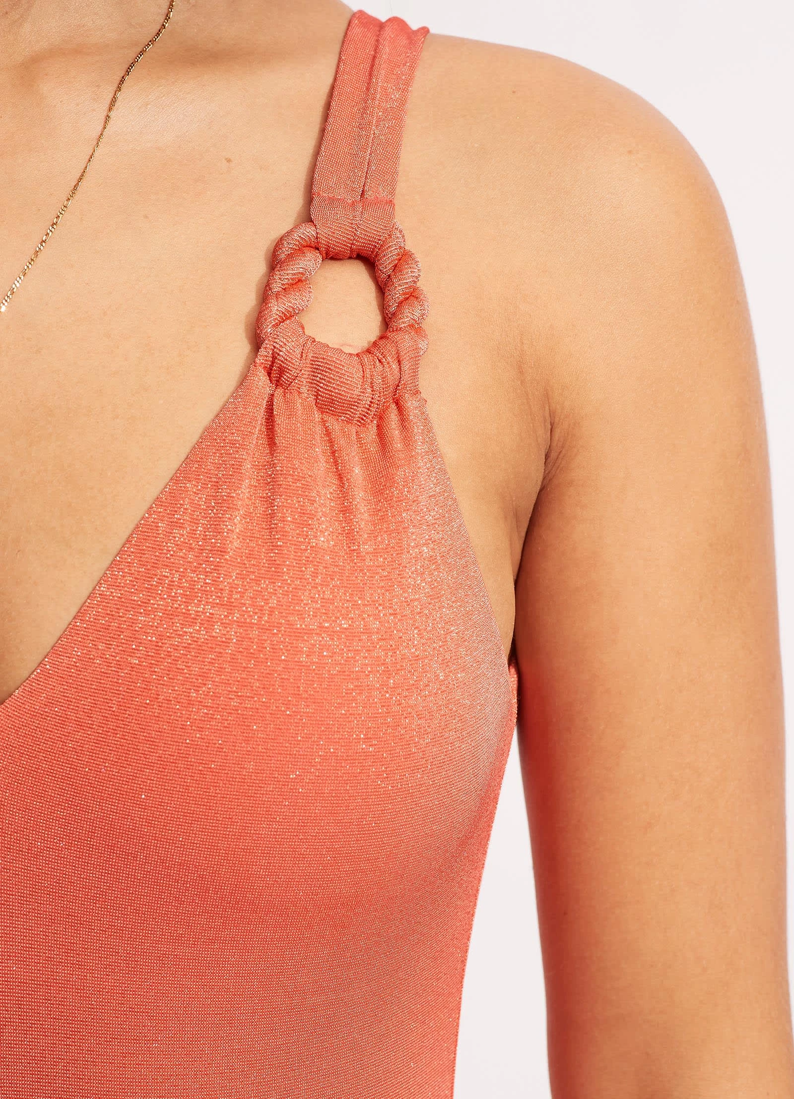 Seafolly Ladies Poolside V Neck One Piece - Pink Chintz 7 Seafolly Ladies Poolside V Neck One Piece - Pink Chintz - Image 5