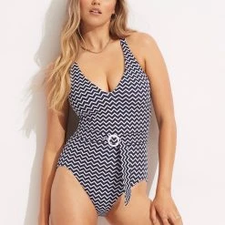 Seafolly Ladies Sienna DD Maillot - True Navy