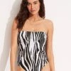 Seafolly Ladies Zahara DD Bandeau One Piece - Black -Seafolly shop 11069DD953 Black 1