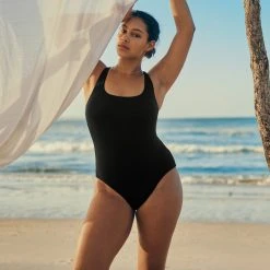 Seafolly Ladies Seafolly Collective Tank One Piece - Black