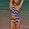 Seafolly Ladies Modern Take Cut-Out One Piece - Black -Seafolly shop 11108 021 Black 1