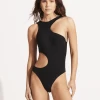 Seafolly Ladies Second Wave Cut-Out One Piece - Black -Seafolly shop 11108 968 Black 3