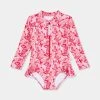 Seafolly Girls Poolside Girls Fluted Leg Paddlesuit - Butterfly 1 Seafolly Girls Poolside Girls Fluted Leg Paddlesuit - Butterfly -Seafolly shop 15636T 272 Butterfly 1