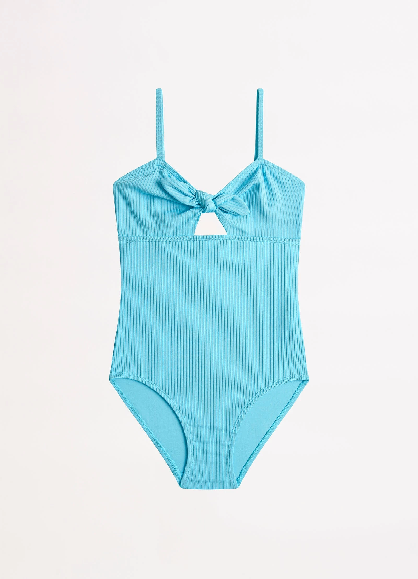 Seafolly Girls Summer Essential Girls Tie Front One Piece - Sky 3 Seafolly Girls Summer Essential Girls Tie Front One Piece - Sky