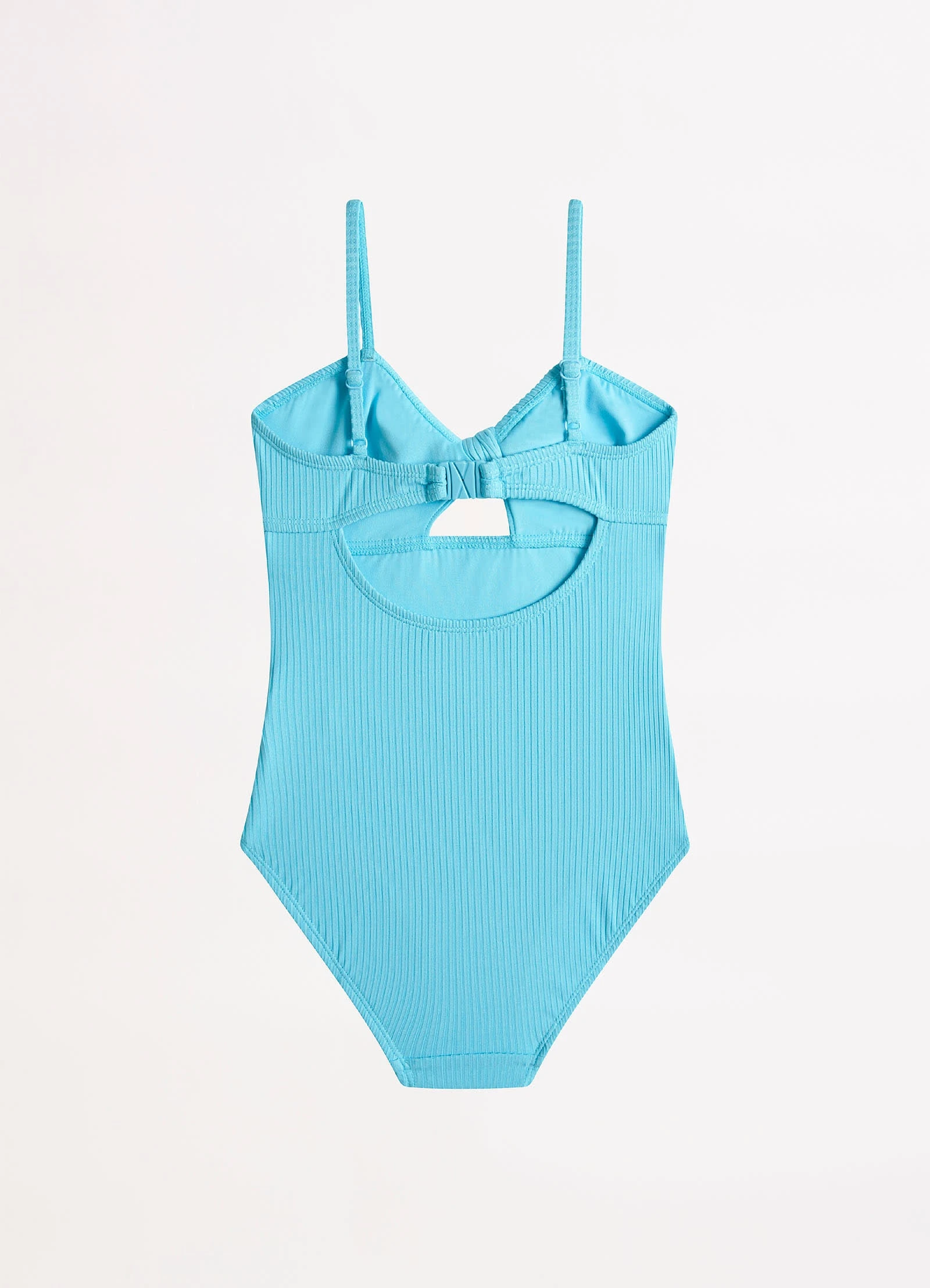 Seafolly Girls Summer Essential Girls Tie Front One Piece - Sky 4 Seafolly Girls Summer Essential Girls Tie Front One Piece - Sky - Image 2