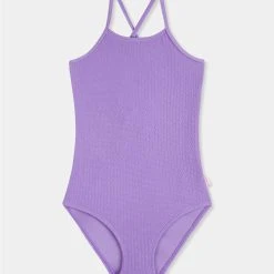 Seafolly Girls Girls Essentials One Piece- Lilac
