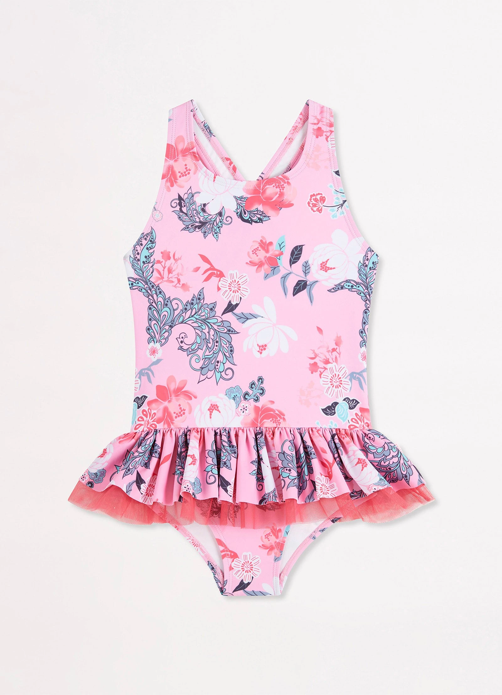 Seafolly Girls Girls Tutu One Piece- Floral 4 Seafolly Girls Girls Tutu One Piece- Floral - Image 2