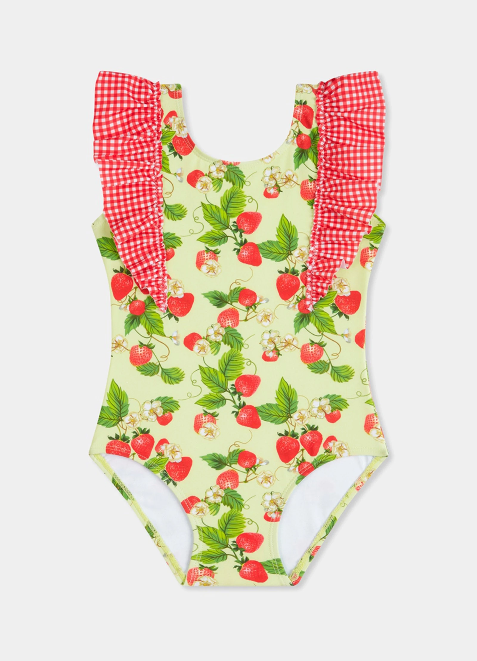 Seafolly Girls Girls Vertical Ruffle One Piece - Sundae 4 Seafolly Girls Girls Vertical Ruffle One Piece - Sundae - Image 2