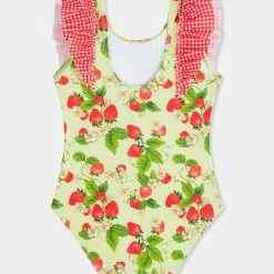 Seafolly Girls Girls Vertical Ruffle One Piece - Sundae 7 Seafolly Girls Girls Vertical Ruffle One Piece - Sundae -Seafolly shop 15705T 268 Sundae 3