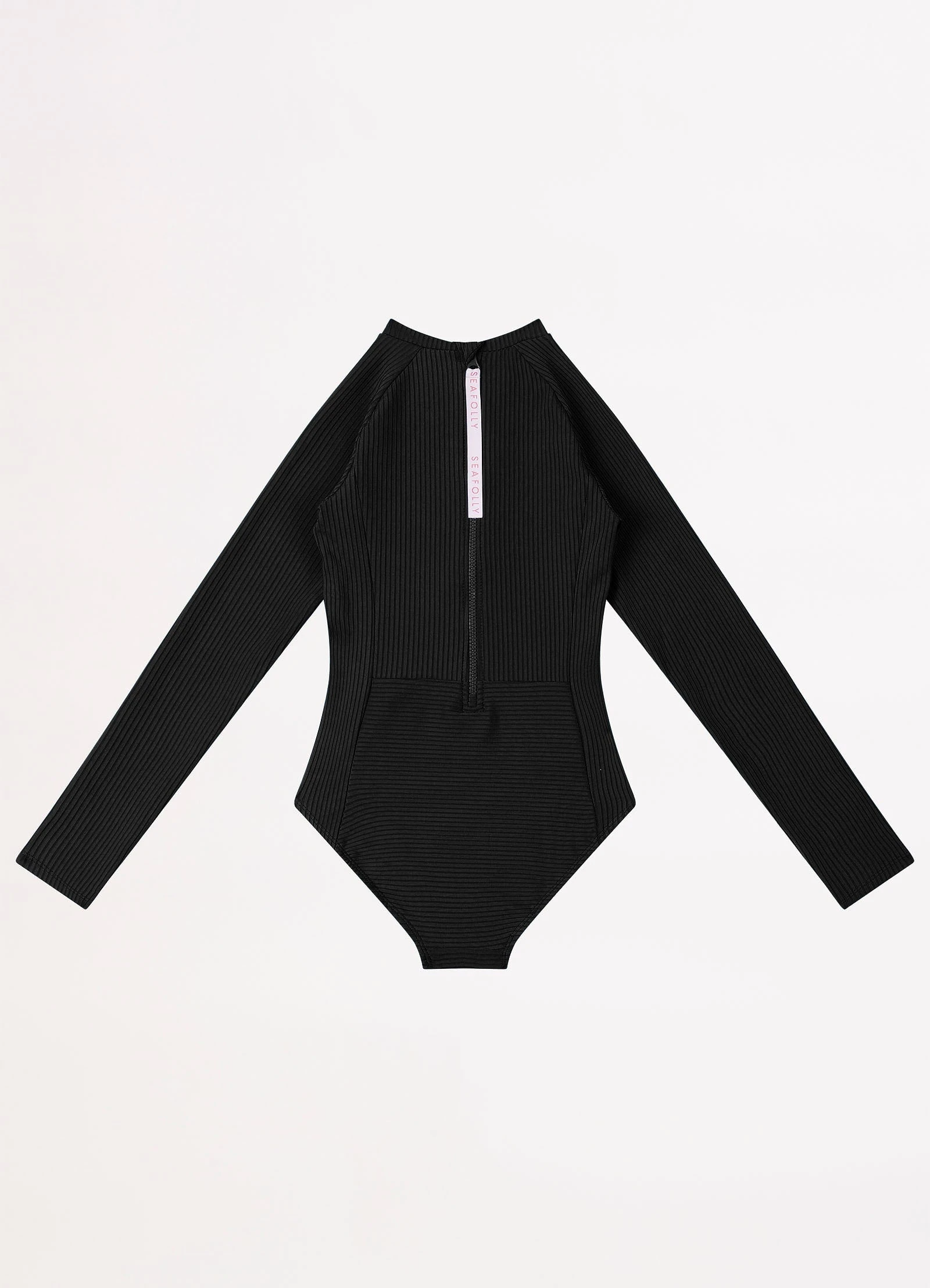 Seafolly Girls Summer Essential Girls Panelled Paddlesuit - Black 4 Seafolly Girls Summer Essential Girls Panelled Paddlesuit - Black - Image 2