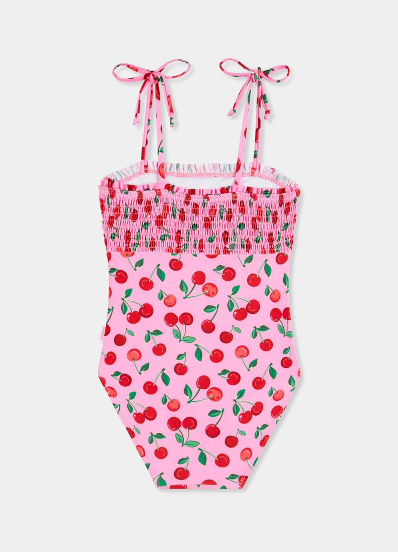 Seafolly Girls Girls Shirred One Piece - Cherry 4 Seafolly Girls Girls Shirred One Piece - Cherry - Image 2