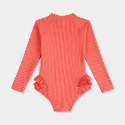 Seafolly Girls Summer Essential Girls Ruffle Hip Paddlesuit - Chintz Pink -Seafolly shop 15724T 266 ChintzPin 3 cd964f24 8243 4d35 8aa9 2e76c86cc1d6