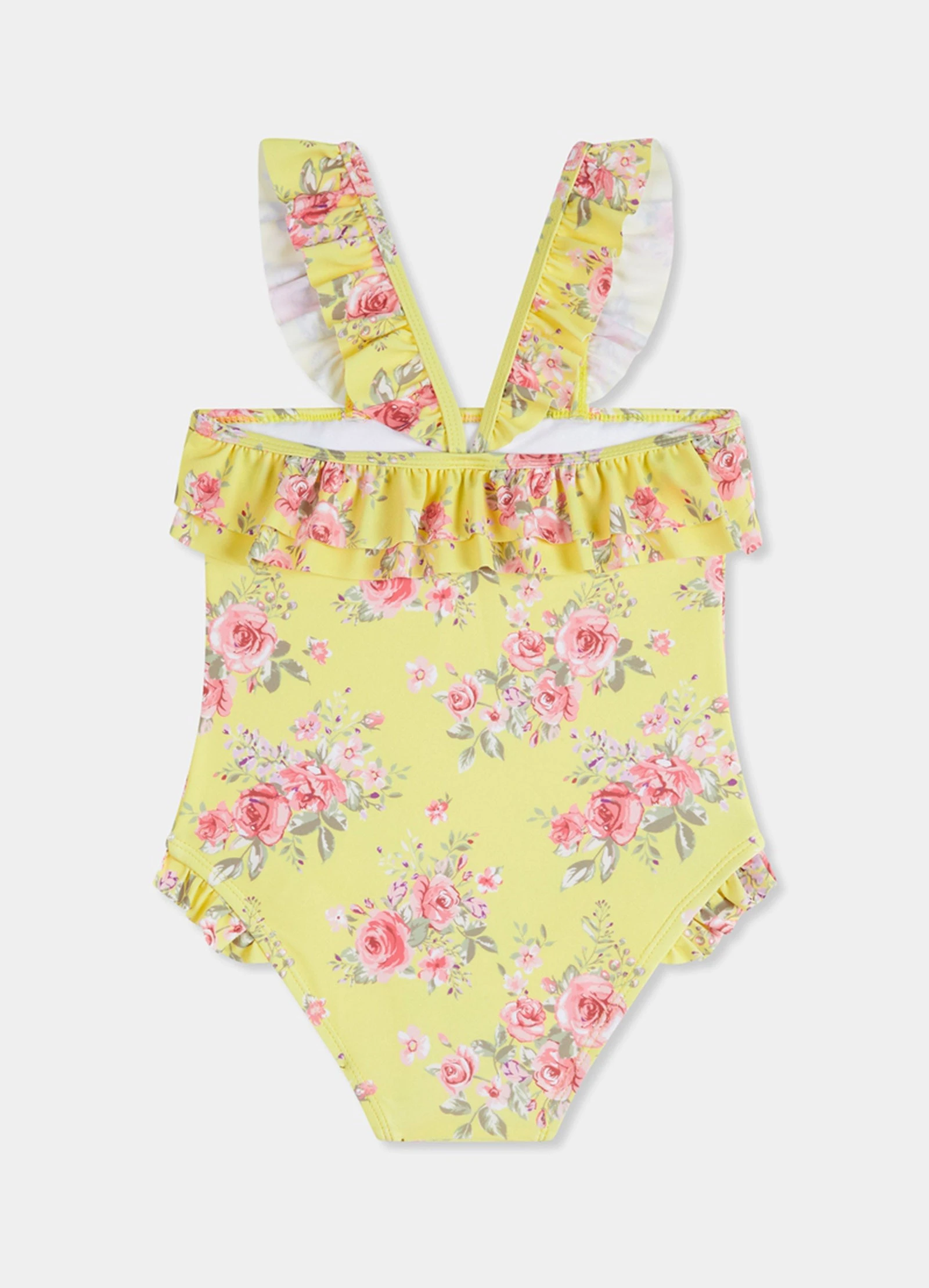 Seafolly Girls Paradise Garden Girls Ruffle Bandeau One Piece - Floral 4 Seafolly Girls Paradise Garden Girls Ruffle Bandeau One Piece - Floral - Image 2