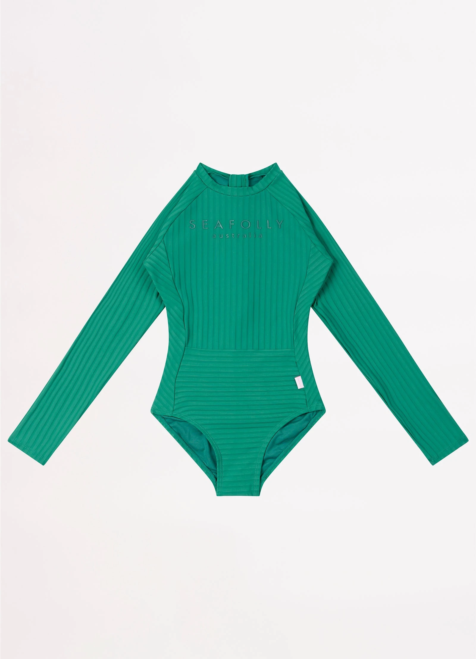 Seafolly Girls Girls Summer Essential Panelled Paddlesuit- Forest 3 Seafolly Girls Girls Summer Essential Panelled Paddlesuit- Forest