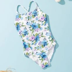 Seafolly Girls Girls Vanuatu Lattice Back One Piece- Vanuatu