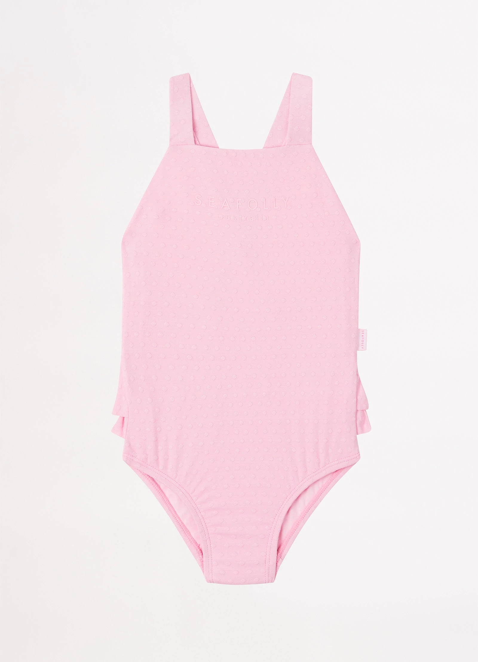 Seafolly Girls Girls Summer Essential Square Neck One Piece - Sweet Lilac 4 Seafolly Girls Girls Summer Essential Square Neck One Piece - Sweet Lilac - Image 2