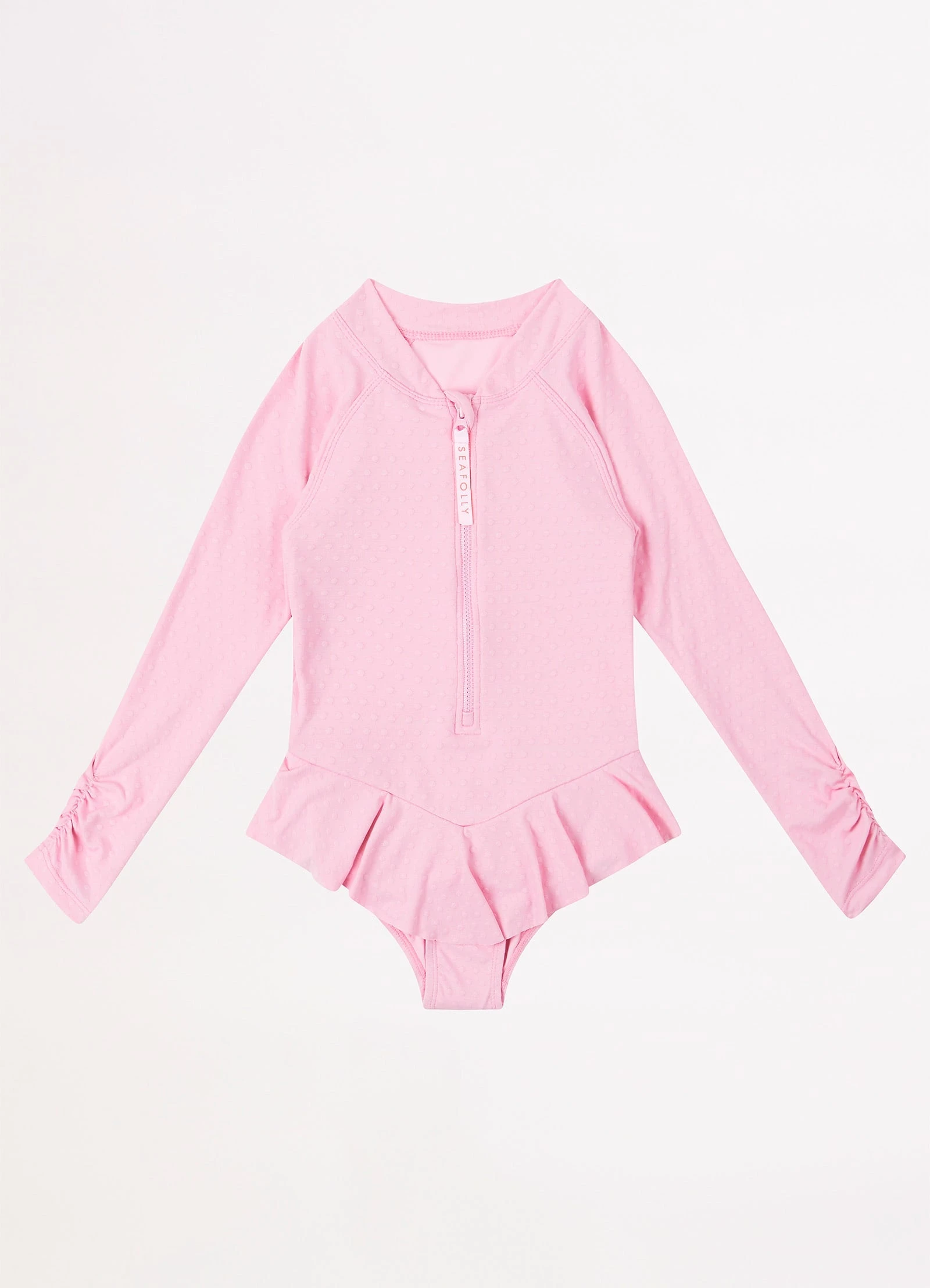 Seafolly Girls Girls Summer Essential Tie Side Paddlesuit- Sweet Lilac 4 Seafolly Girls Girls Summer Essential Tie Side Paddlesuit- Sweet Lilac - Image 2