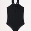 Seafolly Girls Girls Essential Crossback One Piece - Black -Seafolly shop 15771 Black 1