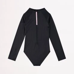 Seafolly Girls Essential Girls Panelled Paddlesuit - Black -Seafolly shop 15851 Black 3