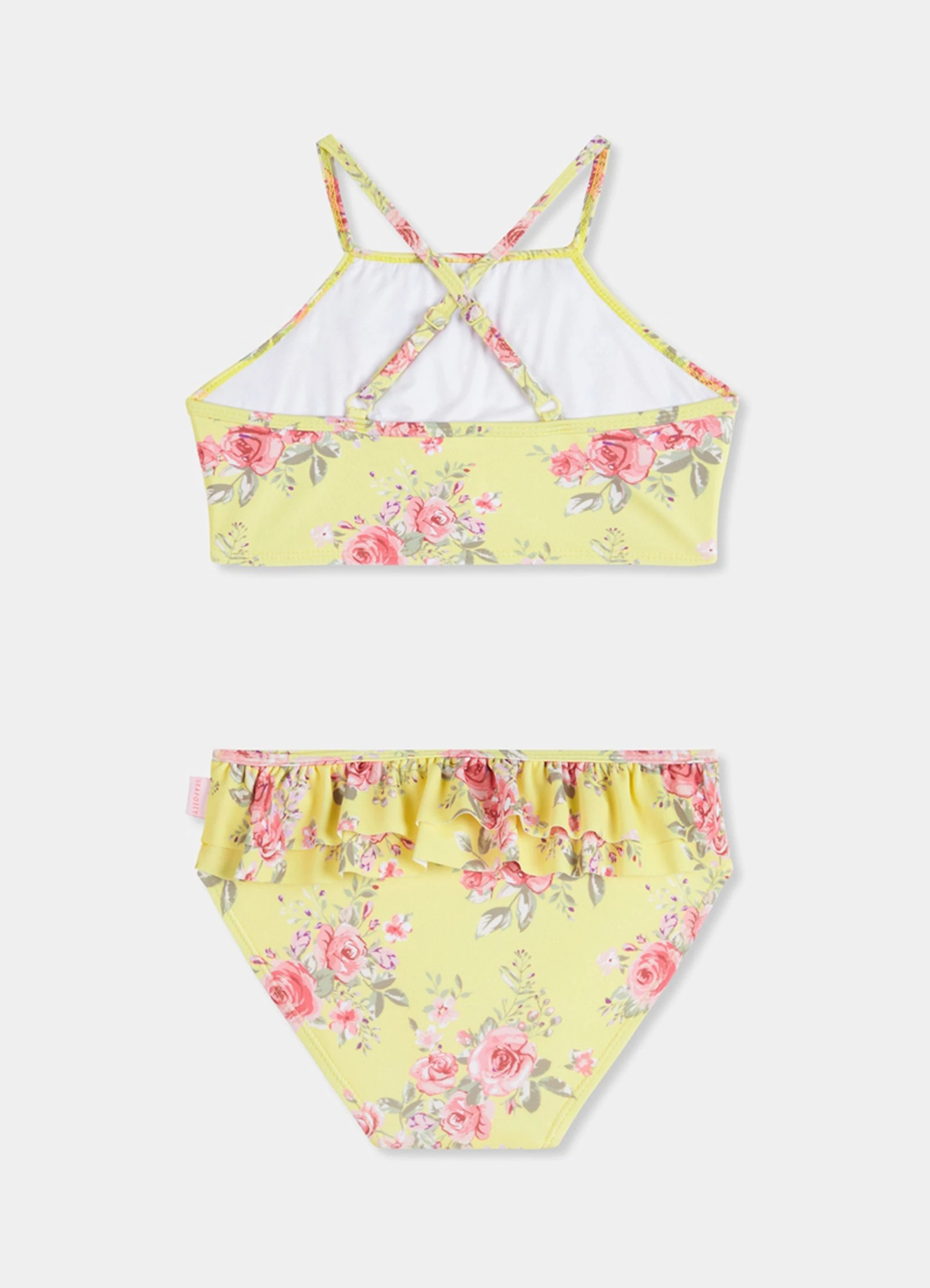 Seafolly Girls Paradise Garden Girls Multi Ruffle Bikini - Floral 5 Seafolly Girls Paradise Garden Girls Multi Ruffle Bikini - Floral - Image 3