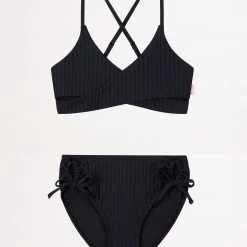 Seafolly Girls Girls Wrap Bikini- Black