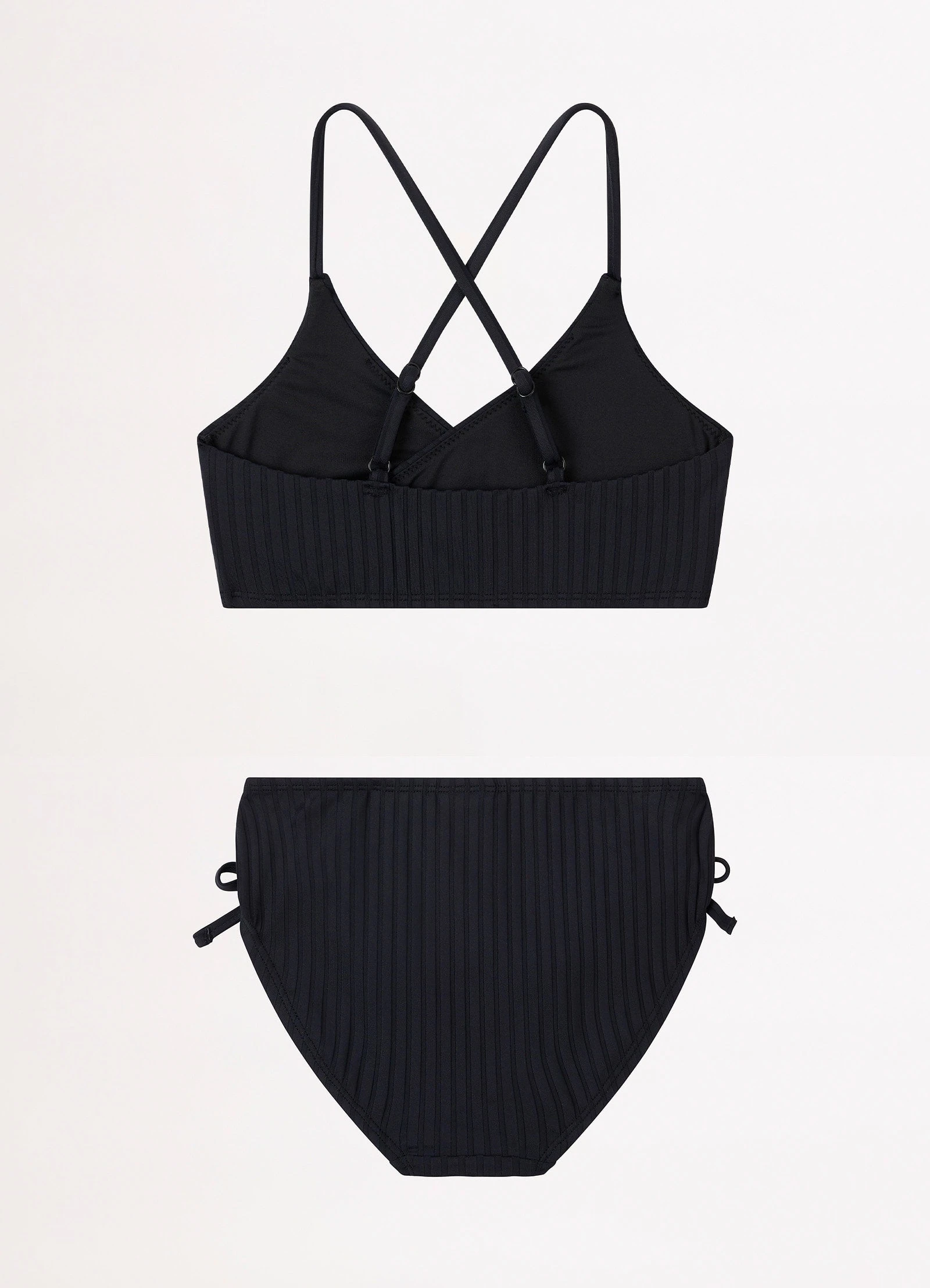 Seafolly Girls Girls Wrap Bikini- Black 4 Seafolly Girls Girls Wrap Bikini- Black - Image 2