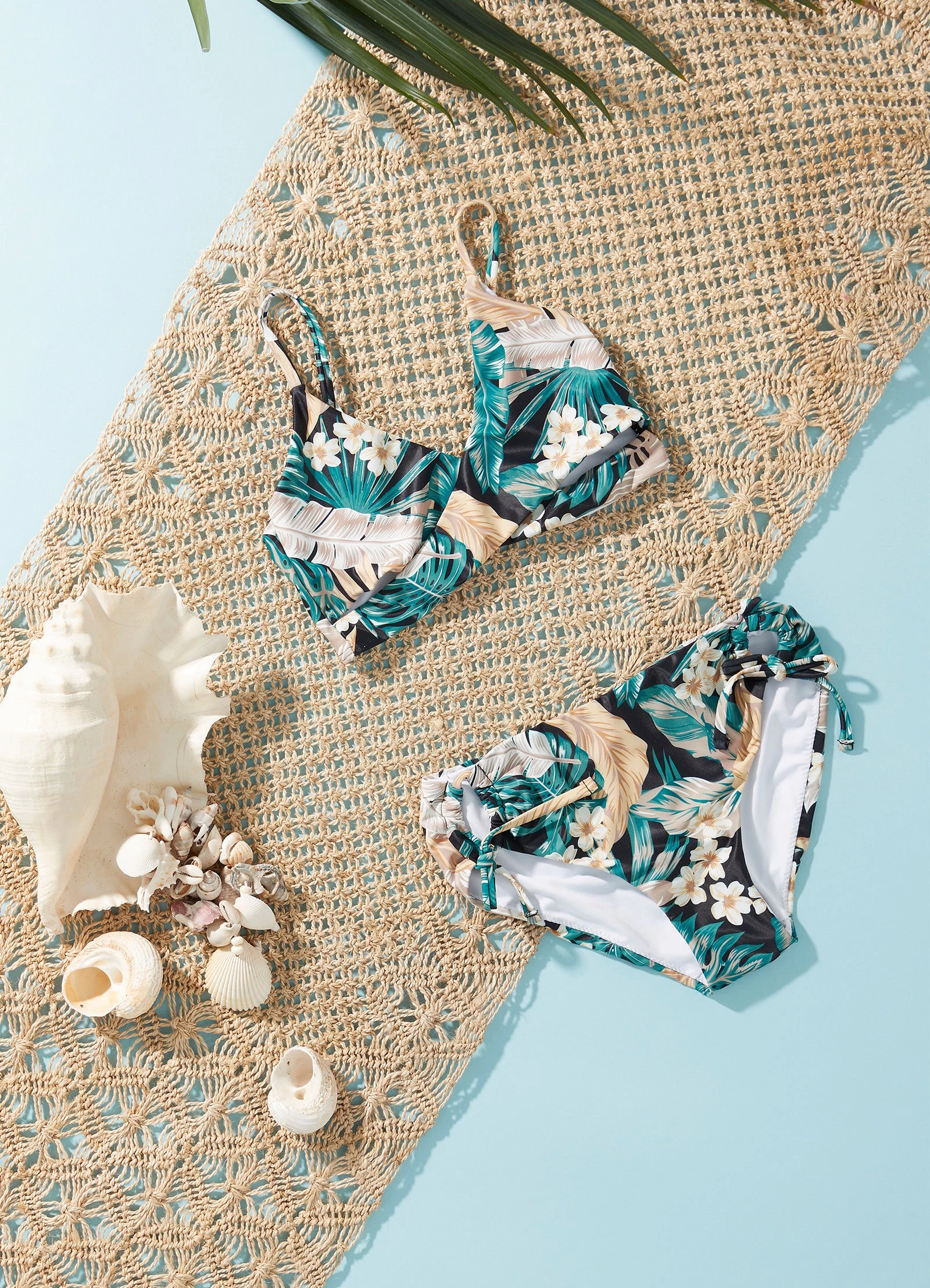 Seafolly Girls Girls Saint Lucia Wrap Bikini- Saint Lucia 3 Seafolly Girls Girls Saint Lucia Wrap Bikini- Saint Lucia