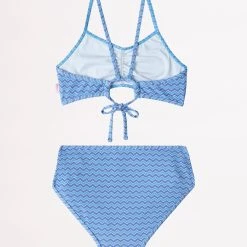 Seafolly Girls Girls Vanuatu Tie Feature Bikini- Zig Zag -Seafolly shop 27187 ZigZag 3