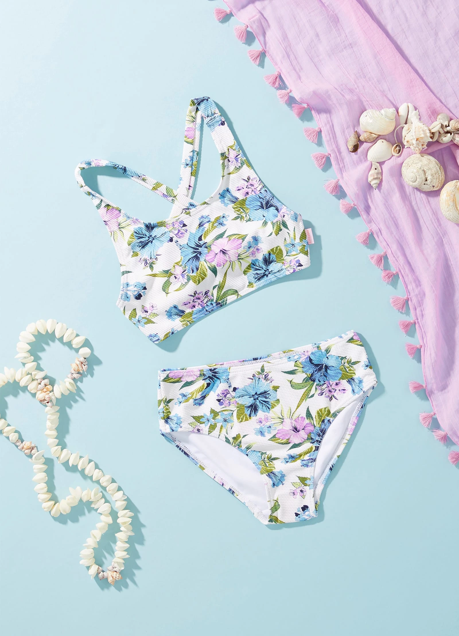 Seafolly Girls Girls Vanuatu Tie Back Bikini- Vanuatu 3 Seafolly Girls Girls Vanuatu Tie Back Bikini- Vanuatu