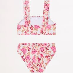 Seafolly Girls Silk Road Girls Mini Ruffle Bikini - Pink 9 Seafolly Girls Silk Road Girls Mini Ruffle Bikini - Pink -Seafolly shop 27228T Pink 3 bc67bb32 b25b 442a 9a91 2b347d134417