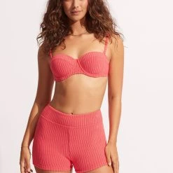Seafolly Ladies Havana Bustier Bra - Sun Kissed Coral -Seafolly shop 30059 815 SunKisdCrl 4