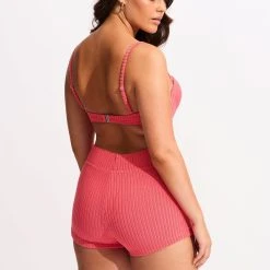 Seafolly Ladies Havana Bustier Bra - Sun Kissed Coral -Seafolly shop 30059 815 SunKisdCrl 8
