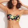 Seafolly Ladies Lemoncello Bustier Bandeau - Black -Seafolly shop 30574 945 Black 1