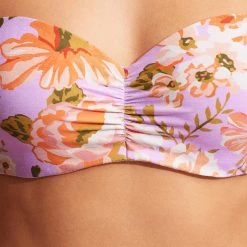 Seafolly Ladies Paradise Garden Bustier Bandeau - Lilac -Seafolly shop 30574 960 Lilac 5