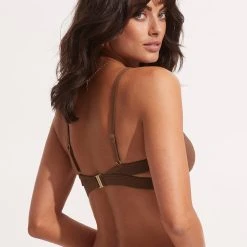 Seafolly Ladies Seafolly Collective Hybrid Bralette -Seafolly shop 30580 942 Tiramisu 4