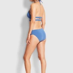 Seafolly Ladies Active Halter Bikini Top - Marina Blue -Seafolly shop 30645 058 MarinaBlu 4 scaled