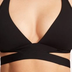 Seafolly Ladies Seafolly Collective Halter Bra - Black -Seafolly shop 30645 942 Black 10