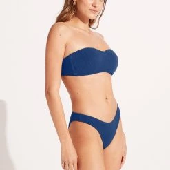 Seafolly Ladies Sea Dive Bustier Bandeau Bikini Top - Ultramarine -Seafolly shop 30877 861 Ultramarin 5