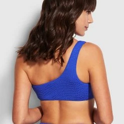 Seafolly Ladies Sea Dive One Shoulder Top 10 Seafolly Ladies Sea Dive One Shoulder Top -Seafolly shop 31018 861 Cobalt 4