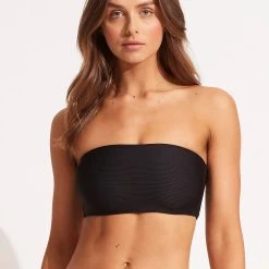 Seafolly Ladies Essentials Tube Top - Black