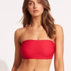 Seafolly Ladies Essentials Tube Top - Chilli